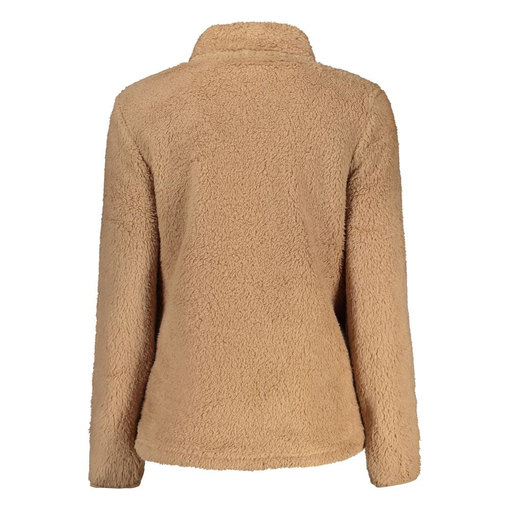 Laura Biagiotti - Cozy Plush Fleece Full Zip Sweatshirt - Brown Laura Biagiotti