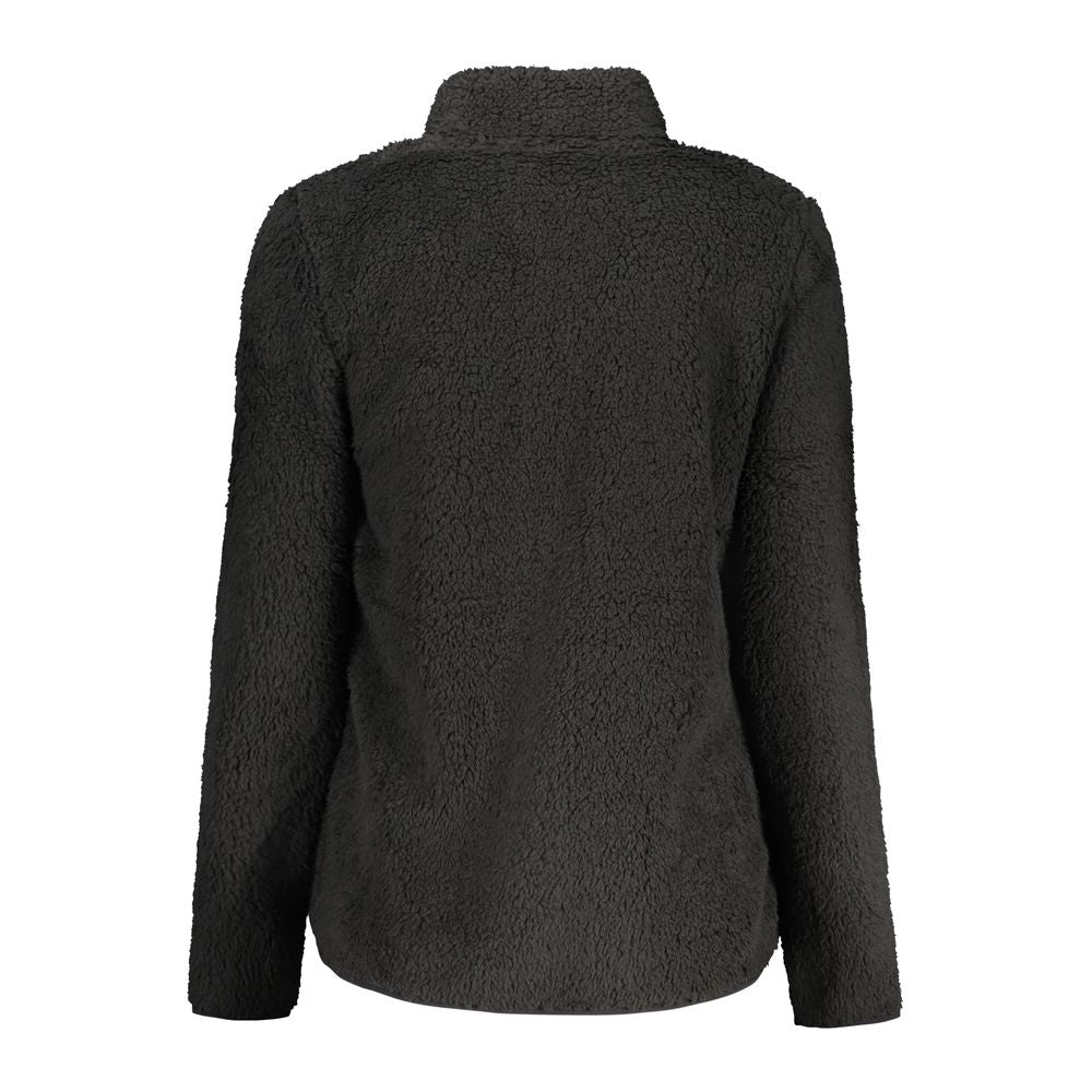 Laura Biagiotti - Cozy Plush Fleece Zip-Front Sweatshirt - Black Laura Biagiotti