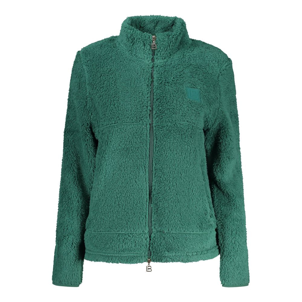 Laura Biagiotti - Cozy Plush Fleece Zip-Front Sweatshirt - Green Laura Biagiotti