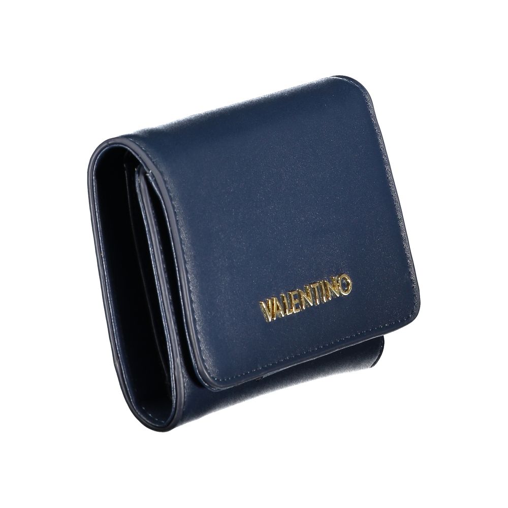 Valentino - Sleek Polyethylene Flap Wallet - Blue Mario Valentino