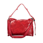 Desigual - Bold Braided Handle Textured Polyethylene Shoulder Bag - Red Desigual