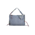 Desigual - Playful Denim Leiria Shoulder Bag With Heart Charm - Blue Desigual