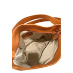 Baldinini Trend - Polished Textured Cowhide Shoulder Bag - Brown Baldinini Trend