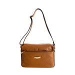 Baldinini Trend - Textured Cowhide Adjustable Crossbody Bag - Brown Baldinini Trend