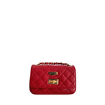 Baldinini Trend - Quilted Cowhide Mini Crossbody Bag - Red Baldinini Trend