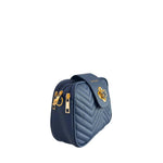 Baldinini Trend - Sophisticated Quilted Crossbody Bag with Gold Hardware - Blue Baldinini Trend