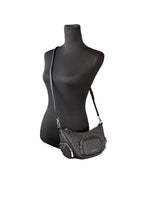 Michael Kors - Polished Logo Print Convertible Crossbody Bag - Black Michael Kors
