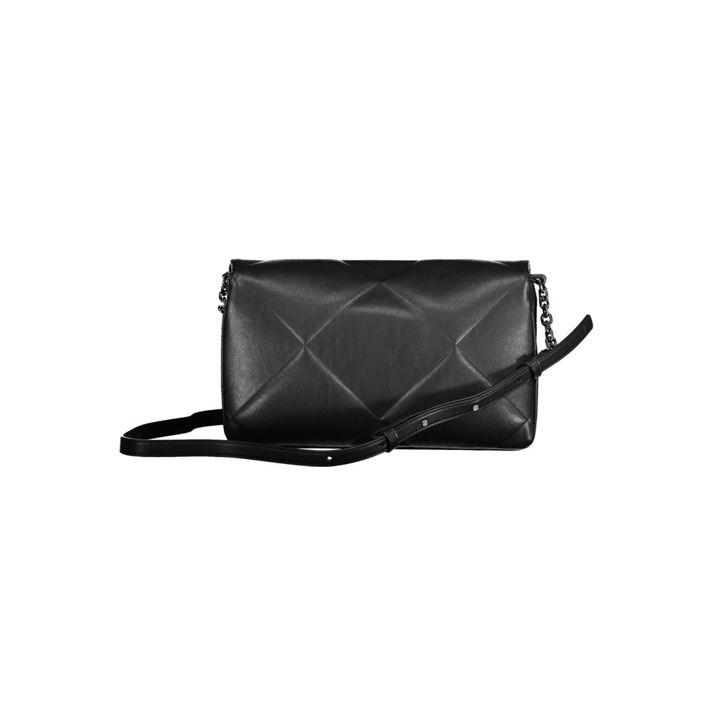 Calvin Klein - Sleek Quilted Polyester Shoulder Bag - Black Calvin Klein