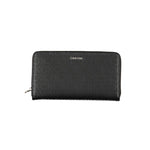 Calvin Klein - Sleek Embossed Logo Zip-Around Wallet - Black Calvin Klein