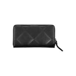 Calvin Klein - Sleek Quilted RFID Blocking Zip Wallet - Black Calvin Klein