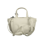 Calvin Klein - Structured Minimalist Mini Tote Bag with Dual Handles - White Calvin Klein