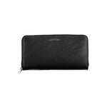 Calvin Klein - Sleek Textured Zip-Around Wallet with RFID Protection - Black Calvin Klein