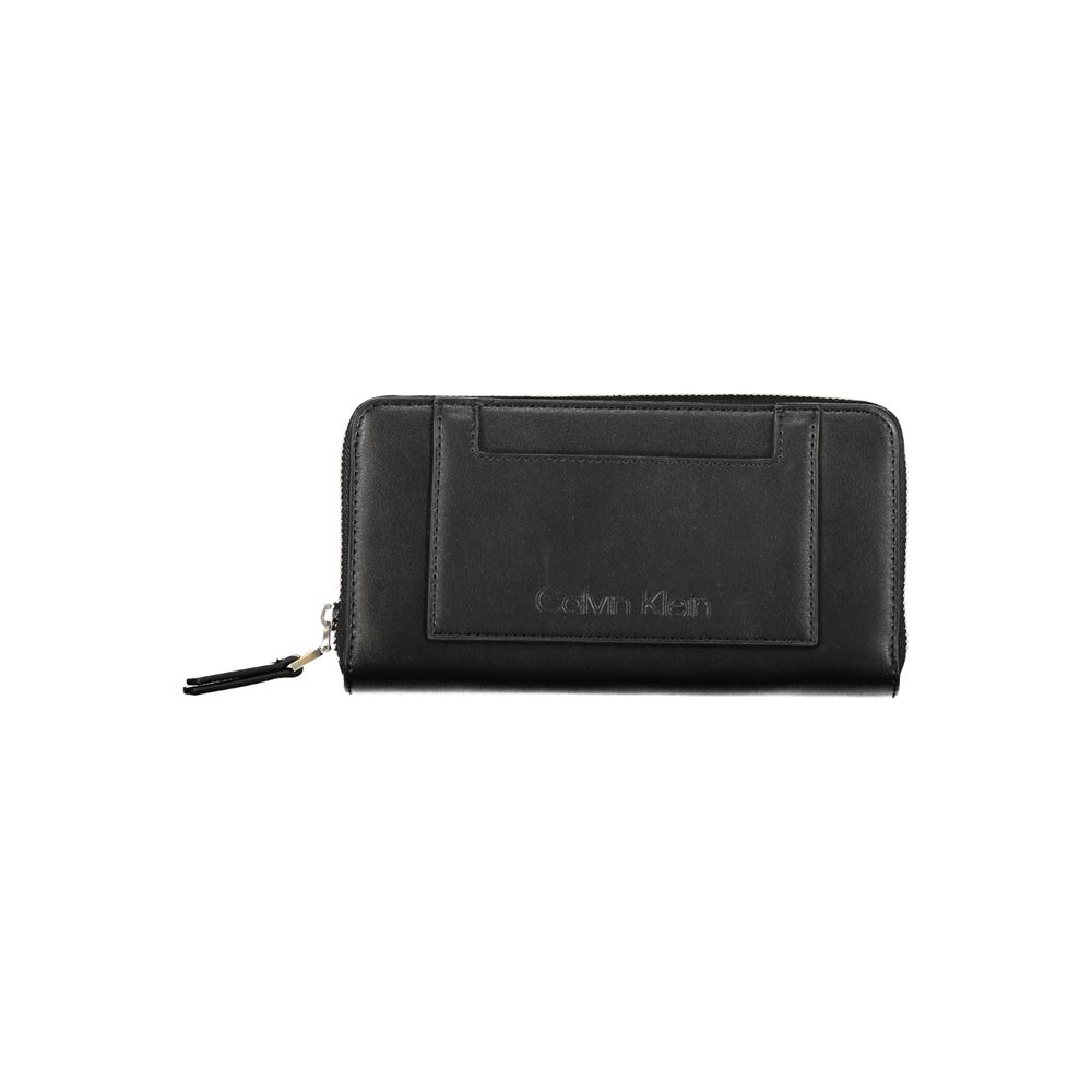 Calvin Klein - Sleek Recycled Polyester Zip Wallet - Black Calvin Klein