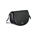 Calvin Klein - Sleek Embossed Monogram Crossbody Bag - Black Calvin Klein