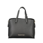 Valentino - Structured Textured Polyethylene Handbag with Dual Handles - Black Mario Valentino