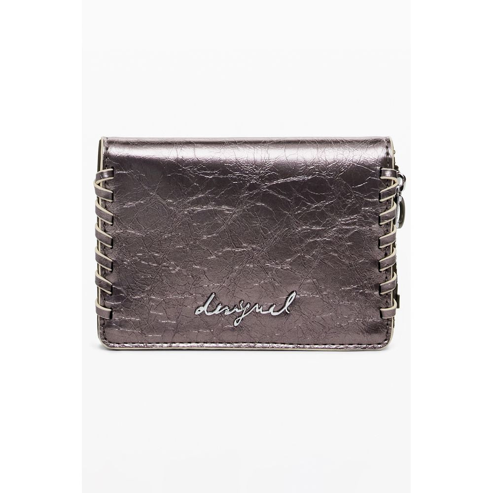 Desigual - Eclectic Crinkled Zip Wallet - Bronze Desigual