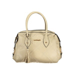 Laura Biagiotti - Sophisticated Quilted PVC Top Handle Bag with Tassel - Beige Laura Biagiotti