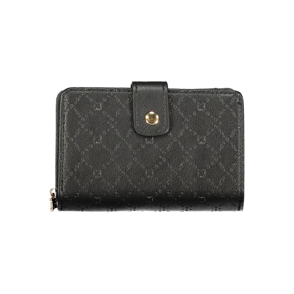 Laura Biagiotti - Sophisticated Studded Polyethylene Wallet - Black Laura Biagiotti