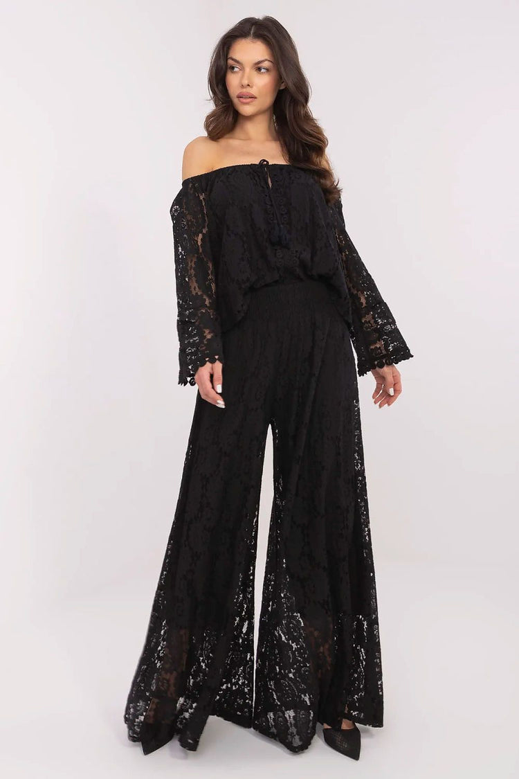  Kanten broek model 211435 Italy Moda 