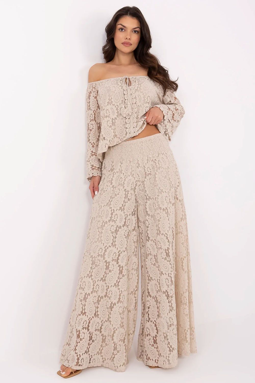  Kanten broek model 211436 Italy Moda 