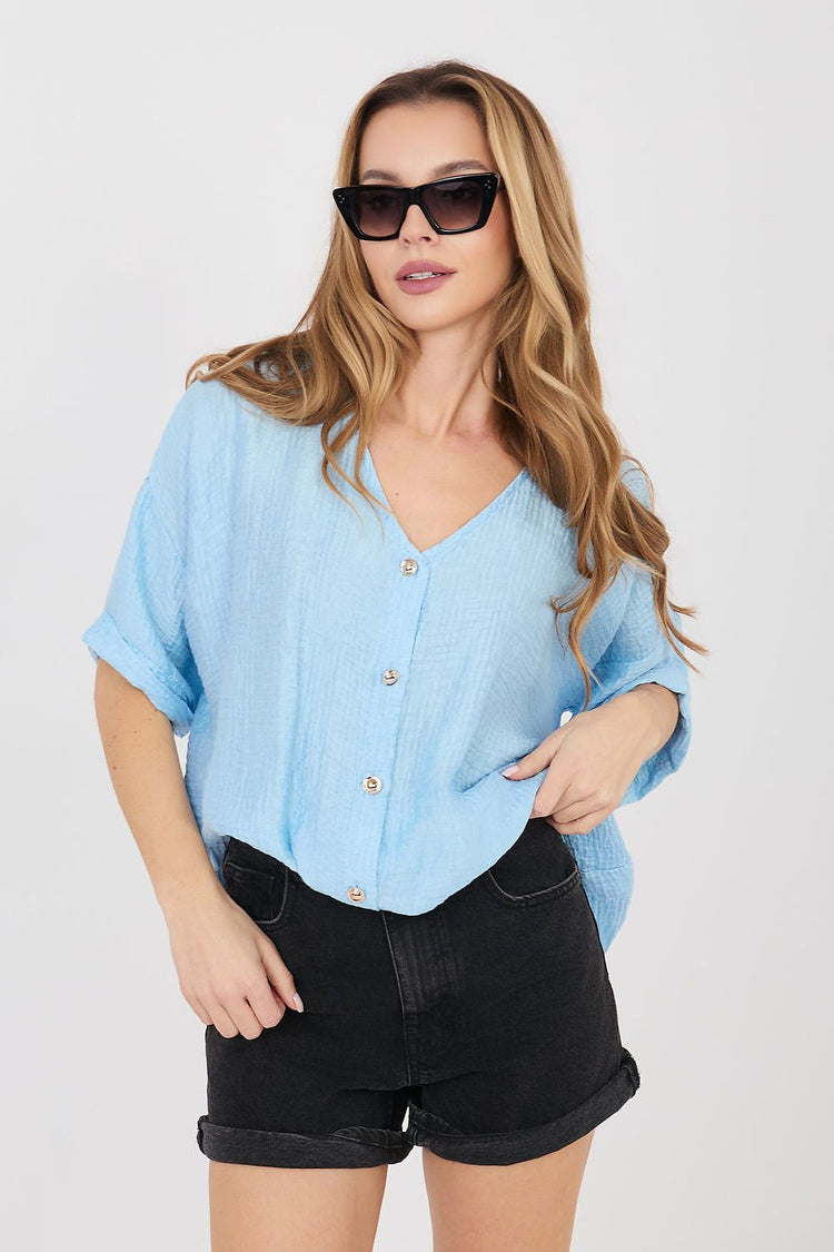  Shirt met korte mouwen model 225509 Italy Moda 