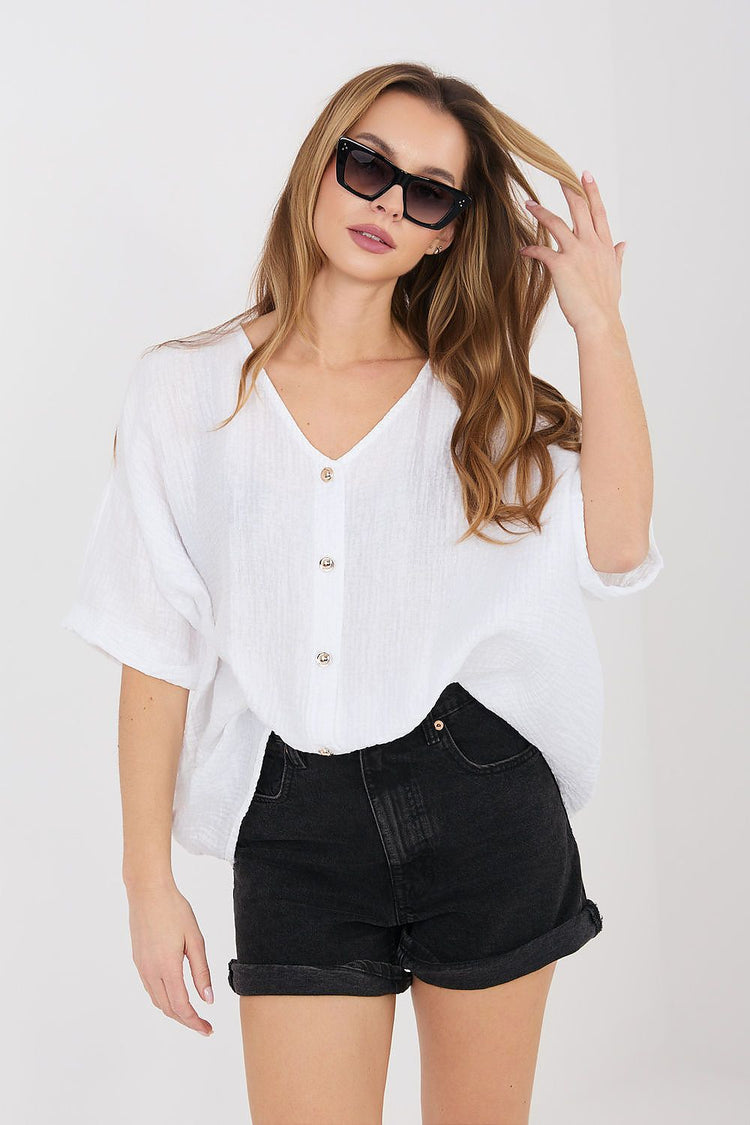  Shirt met korte mouwen model 225512 Italy Moda 