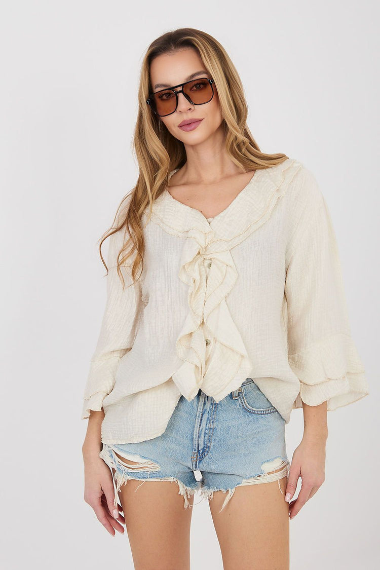  Shirt met lange mouwen model 225519 Italy Moda 